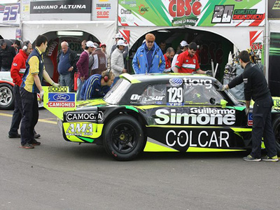 El Ford del Maquin Parts tuvo que volver enseguida a los boxes en Paraná.