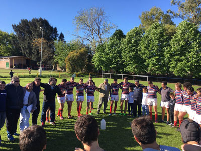 Don Bosco Rugby y una nueva celebración por otro triunfo.