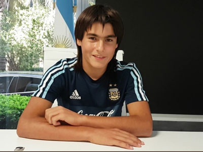 Luka Romero se prepara para su primer gran torneo con la Selección Argentina.