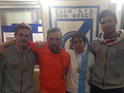 Los nadadores del Don Bosco que tuvieron un gran papel en el Grand Prix.