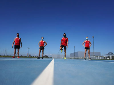 Los atletas comienzan a utilizar las instalaciones del Parque Olímpico en Soldati.