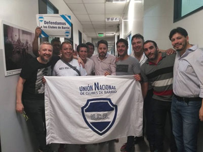 Representantes de la Unión de Clubes de Quilmes contentos con la medida.