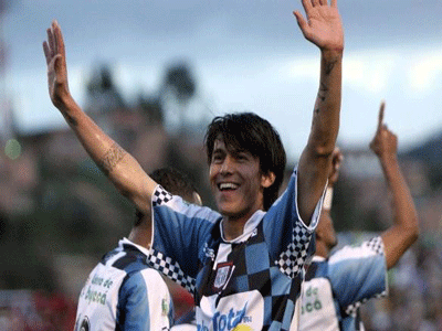 Caneo fue figura y goleador en su paso por el Once Caldas colombiano.