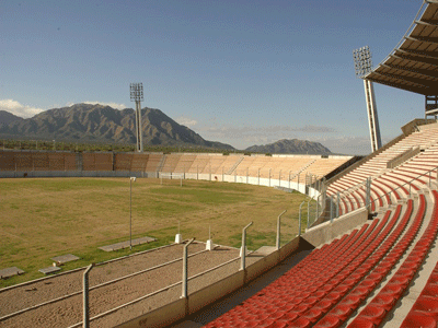 El Estadio La Punta, en el que se disputará el encuentro del viernes.