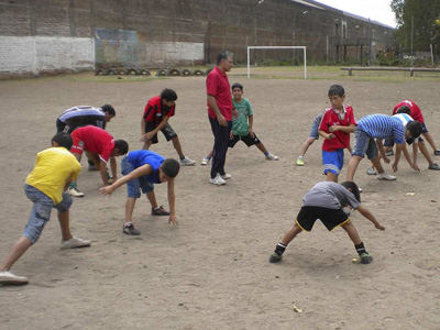 Los clubes de barrio: a ellos apunta el programa de la Secretaría de Deportes.
