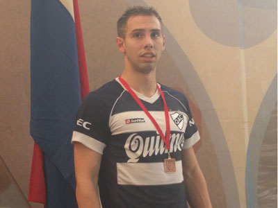Elián Pardo, medallas y buena actuación en el Nacional Juvenil.