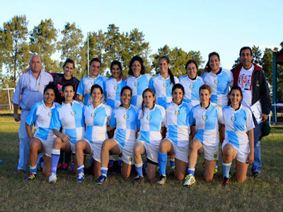 El conjunto de Centro Naval, una de las potencias del rugby femenino.