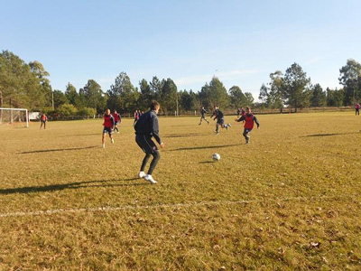 El QAC tuvo minutos de fútbol en su etapa de preparación en Concordia.