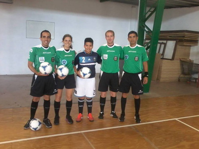 Bettina Cingari, ratificada como árbitra internacional de Futsal.