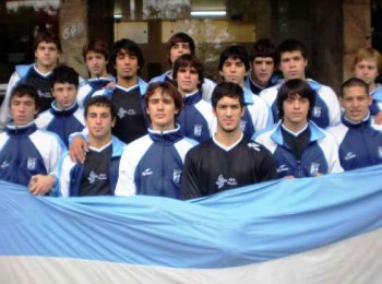 Parte de los muchachos del plantel argentino.