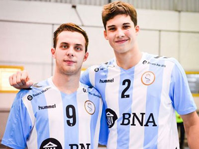 Leandro Schlottauer y Juan Pauloni presentes en Brasil junto a la selección juvenil.