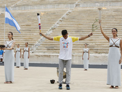 La antorcha olímpica fue encendida hace unos días atrás en Atenas.