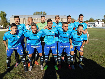 El equipo de Argentino que venció a Merlo por el Reducido.