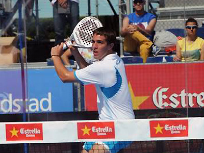 Luciano Capra en uno de los torneos que acaba de disputar en España.