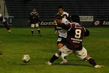 Olivares fue expulsado en la última jugada del partido.