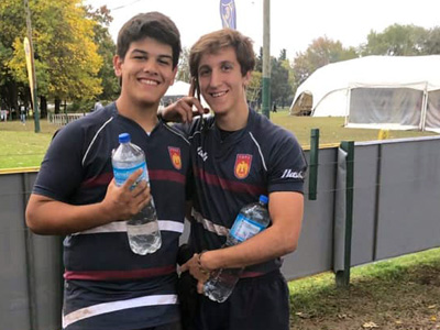 #Rugby | Joaquín Salgueiro del Don Bosco Rugby y Alejo Paglia del Círculo Universitario fueron subcampeones del Campeonato Argentino M16. #SeleccionadoURBA #ExperienciaFinalista #DeportesEnQuilmes