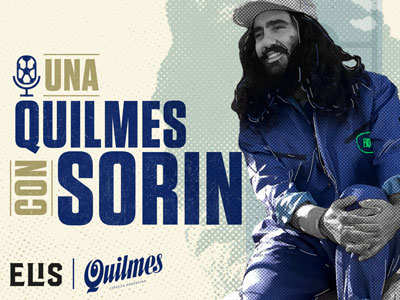Juan Pablo Sorín, protagonista de los podcast que lanzó Quilmes.