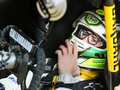 Giallombardo mira atento durante su primera prueba del año en el Stock Car.
